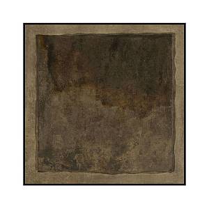 AFENGIA ΠΙΝΑΚΑΣ ΔΙΑΚΟΣΜΗΤΙΚΟΣ ΜΕ ΚΟΡΝΙΖΑ 80x80x4cm ΚΑΜΒΑΣ ΚΑΦΕ ΚΑΦΕ ΞΥΛΟ ΜΑΥΡΟ