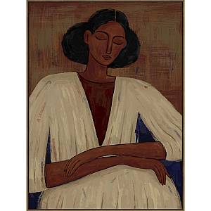 PENSIERO ΠΙΝΑΚΑΣ ΔΙΑΚΟΣΜΗΤΙΚΟΣ ΜΕ ΚΟΡΝΙΖΑ 120x90x4cm ΚΑΜΒΑΣ ΚΑΦΕ ΠΟΛΥΧΡΩΜΟ ΞΥΛΟ ΦΥΣΙΚΟ