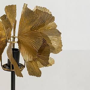 BLOSSOM ΦΩΤΙΣΤΙΚΟ ΕΠΙΤΡΑΠΕΖΙΟ 41x41x65cm ΜΕΤΑΛΛΟ BROWN GOLD ΜΑΥΡΟ