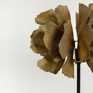 BLOSSOM ΦΩΤΙΣΤΙΚΟ ΕΠΙΔΑΠΕΔΙΟ 49x49x149cm ΜΕΤΑΛΛΟ BROWN GOLD ΜΑΥΡΟ