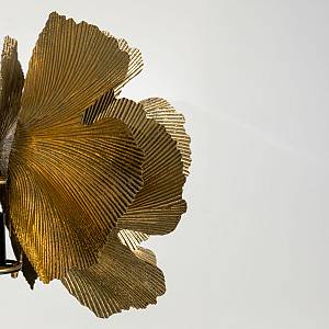 BLOSSOM ΦΩΤΙΣΤΙΚΟ ΕΠΙΔΑΠΕΔΙΟ 49x49x149cm ΜΕΤΑΛΛΟ BROWN GOLD ΜΑΥΡΟ