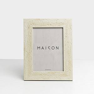 LITHOS ΚΟΡΝΙΖΑ 18.6x1.5x23.7cm POLYRESIN BEIGE ΓΥΑΛΙ