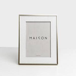 PAPIRUS ΚΟΡΝΙΖΑ 18.4x1.6x23.5cm POLYRESIN ΛΕΥΚΟ ΧΡΥΣΟ ΓΥΑΛΙ