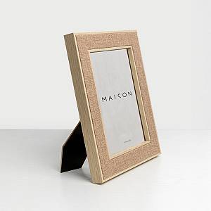 LINO ΚΟΡΝΙΖΑ 20.6x2x25.6cm MDF BEIGE ΣΚΟΥΡΟ ΦΥΣΙΚΟ ΓΥΑΛΙ