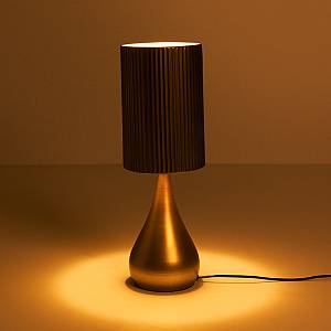 STALA ΦΩΤΙΣΤΙΚΟ ΕΠΙΤΡΑΠΕΖΙΟ 18x18x53.5cm ΜΕΤΑΛΛΟ BROWN GOLD