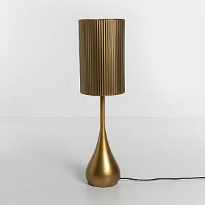 STALA ΦΩΤΙΣΤΙΚΟ ΕΠΙΤΡΑΠΕΖΙΟ 20x20x73.5cm ΜΕΤΑΛΛΟ BROWN GOLD