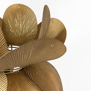 BLOSSOM ΦΩΤΙΣΤΙΚΟ ΕΠΙΔΑΠΕΔΙΟ 44x44x152cm ΜΕΤΑΛΛΟ BROWN GOLD