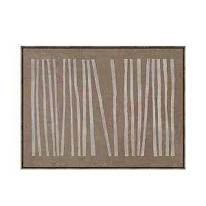 RAYA A ΠΙΝΑΚΑΣ ΔΙΑΚΟΣΜΗΤΙΚΟΣ ΜΕ ΚΟΡΝΙΖΑ 90x120x4cm ΚΑΜΒΑΣ ΚΑΦΕ ΜΠΕΖ ΞΥΛΟ ΦΥΣΙΚΟ