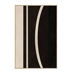 SOLAIRE A ΠΙΝΑΚΑΣ ΔΙΑΚΟΣΜΗΤΙΚΟΣ ΜΕ ΚΟΡΝΙΖΑ 80x120x4cm ΚΑΜΒΑΣ ΚΑΦΕ ΣΚΟΥΡΟ ΜΠΕΖ ΞΥΛΟ ΦΥΣΙΚΟ