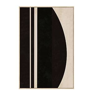 SOLAIRE B ΠΙΝΑΚΑΣ ΔΙΑΚΟΣΜΗΤΙΚΟΣ ΜΕ ΚΟΡΝΙΖΑ 80x120x4cm ΚΑΜΒΑΣ ΚΑΦΕ ΣΚΟΥΡΟ ΜΠΕΖ ΞΥΛΟ ΦΥΣΙΚΟ