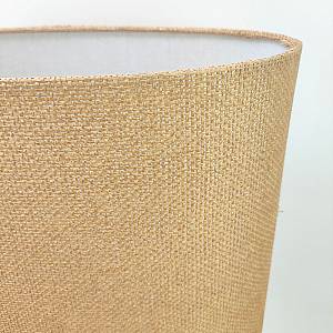 SELENE ΦΩΤΙΣΤΙΚΟ ΕΠΙΤΡΑΠΕΖΙΟ 40x20x59cm ΚΕΡΑΜΙΚΟ ΜΠΕΖ ΛΙΝΟ ΛΕΥΚΟ