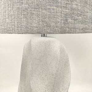 INIR ΦΩΤΙΣΤΙΚΟ ΕΠΙΤΡΑΠΕΖΙΟ 32x32x57cm ΚΕΡΑΜΙΚΟ ΜΠΕΖ ΛΙΝΟ ΓΚΡΙ