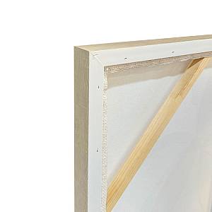 HUSK ΠΙΝΑΚΑΣ ΔΙΑΚΟΣΜΗΤΙΚΟΣ ΜΕ ΚΟΡΝΙΖΑ 82.6x4.3x122.6cm ΚΑΜΒΑΣ ΜΠΕΖ ΛΕΥΚΟ PS