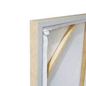 RHYTHM B ΠΙΝΑΚΑΣ ΔΙΑΚΟΣΜΗΤΙΚΟΣ ΜΕ ΚΟΡΝΙΖΑ 82.6x4.3x122.6cm ΚΑΜΒΑΣ ΜΠΕΖ ΛΕΥΚΟ PS