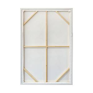 RHYTHM B ΠΙΝΑΚΑΣ ΔΙΑΚΟΣΜΗΤΙΚΟΣ ΜΕ ΚΟΡΝΙΖΑ 82.6x4.3x122.6cm ΚΑΜΒΑΣ ΜΠΕΖ ΛΕΥΚΟ PS