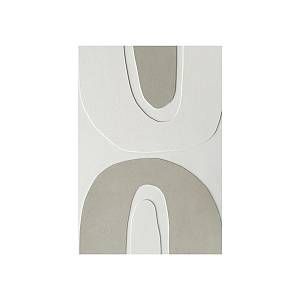 RHYTHM C ΠΙΝΑΚΑΣ ΔΙΑΚΟΣΜΗΤΙΚΟΣ ΜΕ ΚΟΡΝΙΖΑ 82.6x4.3x122.6cm ΚΑΜΒΑΣ ΜΠΕΖ ΛΕΥΚΟ PS