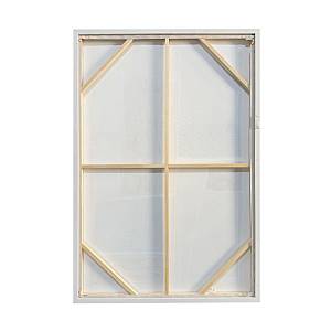 FRACTAL A ΠΙΝΑΚΑΣ ΔΙΑΚΟΣΜΗΤΙΚΟΣ ΜΕ ΚΟΡΝΙΖΑ 82.6x4.3x122.6cm ΚΑΜΒΑΣ ΜΠΕΖ ΚΑΦΕ ΜΑΥΡΟ PS