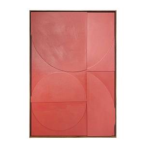 HARMONY ΠΙΝΑΚΑΣ ΔΙΑΚΟΣΜΗΤΙΚΟΣ ΜΕ ΚΟΡΝΙΖΑ 82.6x4.3x122.6cm ΚΑΜΒΑΣ ΠΟΡΤΟΚΑΛΙ PS