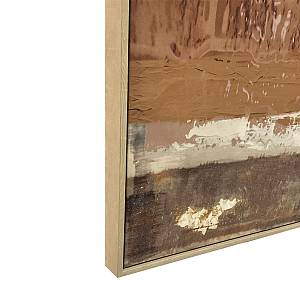 MIRRHA ΠΙΝΑΚΑΣ ΔΙΑΚΟΣΜΗΤΙΚΟΣ ΜΕ ΚΟΡΝΙΖΑ 82.6x4.3x122.6cm ΚΑΜΒΑΣ ΚΑΦΕ PS