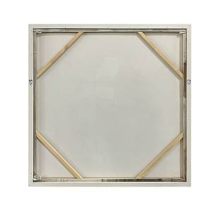 NYRA ΠΙΝΑΚΑΣ ΔΙΑΚΟΣΜΗΤΙΚΟΣ ΜΕ ΚΟΡΝΙΖΑ 82.6x4.3x82.6cm ΚΑΜΒΑΣ ΠΟΛΥΧΡΩΜΟ PS