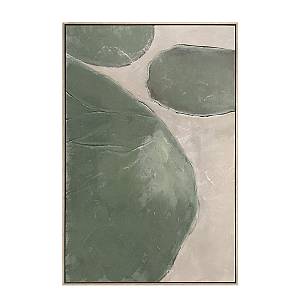 RHEA ΠΙΝΑΚΑΣ ΔΙΑΚΟΣΜΗΤΙΚΟΣ ΜΕ ΚΟΡΝΙΖΑ 82.6x4.3x122.6cm ΚΑΜΒΑΣ ΛΑΔΙ ΜΠΕΖ PS