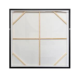 CALMA ΠΙΝΑΚΑΣ ΔΙΑΚΟΣΜΗΤΙΚΟΣ ΜΕ ΚΟΡΝΙΖΑ 102.6x4.3x102.6cm ΚΑΜΒΑΣ ΜΠΕΖ PS