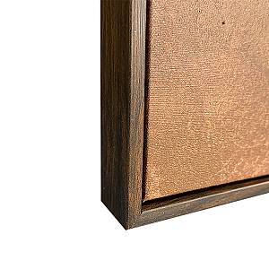 VAILO ΠΙΝΑΚΑΣ ΔΙΑΚΟΣΜΗΤΙΚΟΣ ΜΕ ΚΟΡΝΙΖΑ 82.6x4.3x82.6cm ΚΑΜΒΑΣ ΚΑΦΕ ΜΠΕΖ PS