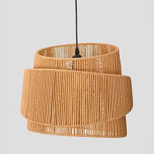 ZIA ΦΩΤΙΣΤΙΚΟ ΟΡΟΦΗΣ 39x35cm ΣΧΟΙΝΙ ΧΑΚΙ ΧΑΡΤΙ