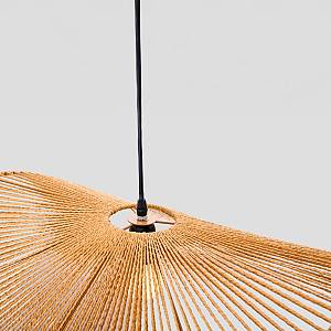 LUMA ΦΩΤΙΣΤΙΚΟ ΟΡΟΦΗΣ 60x20.5cm ΣΧΟΙΝΙ ΚΑΦΕ ΧΑΡΤΙ