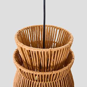 CLEO ΦΩΤΙΣΤΙΚΟ ΟΡΟΦΗΣ 26.5x38.5cm ΣΧΟΙΝΙ ΚΑΦΕ ΧΑΡΤΙ