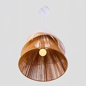 SORREL ΦΩΤΙΣΤΙΚΟ ΟΡΟΦΗΣ 36x34cm ΣΧΟΙΝΙ ΛΕΥΚΟ ΜΠΕΖ ΚΑΦΕ ΧΑΡΤΙ