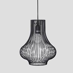 NOOR ΦΩΤΙΣΤΙΚΟ ΟΡΟΦΗΣ 25x30.5cm ΣΙΔΕΡΟ ΜΑΥΡΟ