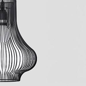 NOOR ΦΩΤΙΣΤΙΚΟ ΟΡΟΦΗΣ 25x30.5cm ΣΙΔΕΡΟ ΜΑΥΡΟ