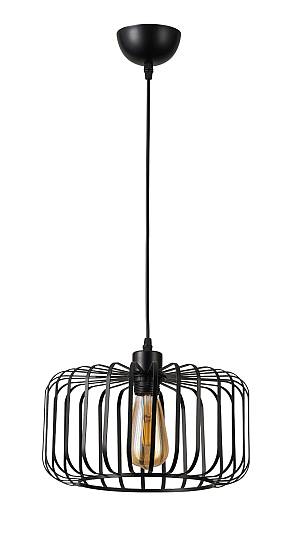 PDC 6112 BK 1/Φ ΜΕΤΑΛΛΙΚΟ ΜΑΥΡΟ ΣΧ. ΚΛΟΥΒΙ  Ε27