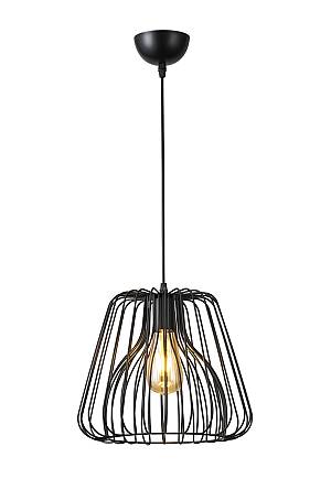 PDC 6110 BK 1/Φ ΜΕΤΑΛΛΙΚΟ ΜΑΥΡΟ ΜΕ ΔΙΠΛΟ ΚΑΠΕΛΟ Ε27