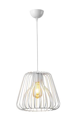 PDC 6110 WH 1/Φ ΜΕΤΑΛΛΙΚΟ ΛΕΥΚΟ ΜΕ ΔΙΠΛΟ ΚΑΠΕΛΟ Ε27