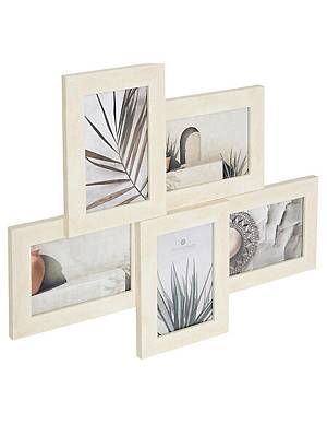 Κορνίζα τοίχου 5θέσεων πλαστ.εφέ ασβεστόλιθου 48,4x38,2 cm