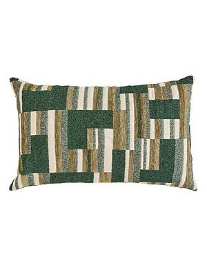 Μαξιλάρι Jacquard χακί 30x50cm