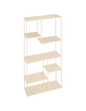 Ραφιέρα μεταλλική μπεζ 5ράφια  90 x 35 x 180 cm