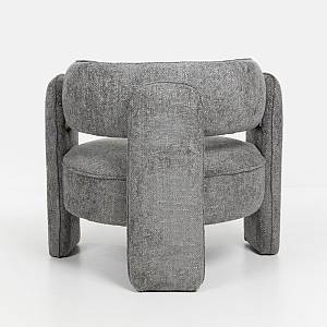 GRADA SMALL ΠΟΛΥΘΡΟΝΑ ΓΚΡΙ 79x85x70.5cm