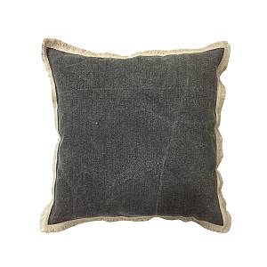 GROUND 1 ΔΙΑΚΟΣΜΗΤΙΚΟ ΜΑΞΙΛΑΡΙ 45x45cm ΥΦΑΣΜΑ ΓΚΡΙ