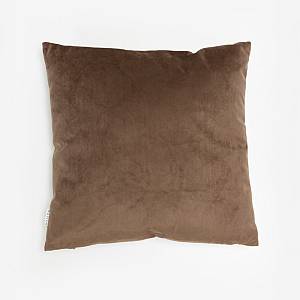 PEONY ΔΙΑΚΟΣΜΗΤΙΚΟ ΜΑΞΙΛΑΡΙ 45x45cm ΒΕΛΟΥΔΟ ΚΑΦΕ