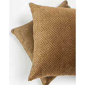 HOMBURG B ΔΙΑΚΟΣΜΗΤΙΚΟ ΜΑΞΙΛΑΡΙ 50x50cm ΒΑΜΒΑΚΙ ΧΡΥΣΟ ΒΕΛΟΥΔΟ