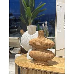 RANDI ΒΑΖΟ 32x15x39cm POLYRESIN TERRACOTTA