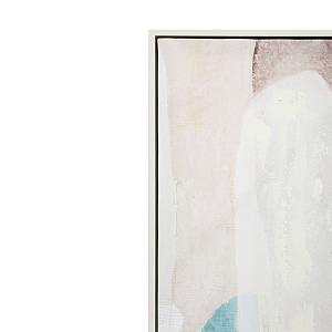 MINT AIR ΠΙΝΑΚΑΣ ΔΙΑΚΟΣΜΗΤΙΚΟΣ ΜΕ ΚΟΡΝΙΖΑ 90x120x4cm ΚΑΜΒΑΣ ΠΟΛΥΧΡΩΜΟ ΞΥΛΟ ΑΣΠΡΟ