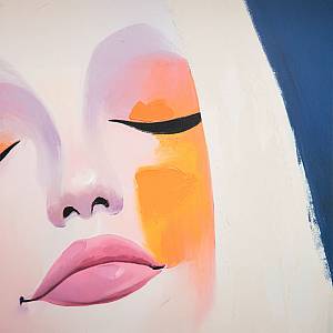 DONNA SOGNA ΠΙΝΑΚΑΣ ΔΙΑΚΟΣΜΗΤΙΚΟΣ ΜΕ ΚΟΡΝΙΖΑ 90x120x4cm ΚΑΜΒΑΣ ΠΟΛΥΧΡΩΜΟ ΞΥΛΟ ΜΑΥΡΟ