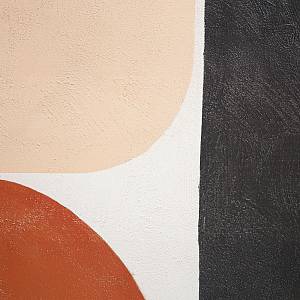 VARME B ΠΙΝΑΚΑΣ ΔΙΑΚΟΣΜΗΤΙΚΟΣ ΜΕ ΚΟΡΝΙΖΑ 60x80x4cm ΚΑΜΒΑΣ ΠΟΛΥΧΡΩΜΟ ΞΥΛΟ ΜΑΥΡΟ