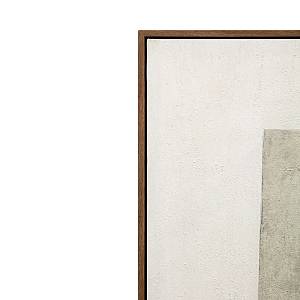 LINEAR ΠΙΝΑΚΑΣ ΔΙΑΚΟΣΜΗΤΙΚΟΣ ΜΕ ΚΟΡΝΙΖΑ 90x120x4cm ΚΑΜΒΑΣ ΜΠΕΖ ΓΚΡΙ ΜΑΥΡΟ ΞΥΛΟ ΦΥΣΙΚΟ