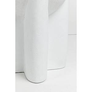 LITHOS HANDLE SIDE TABLE ΛΕΥΚΟ 36.5x36.5x46.5cm