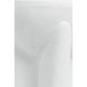 LITHOS HANDLE SIDE TABLE ΛΕΥΚΟ 36.5x36.5x46.5cm